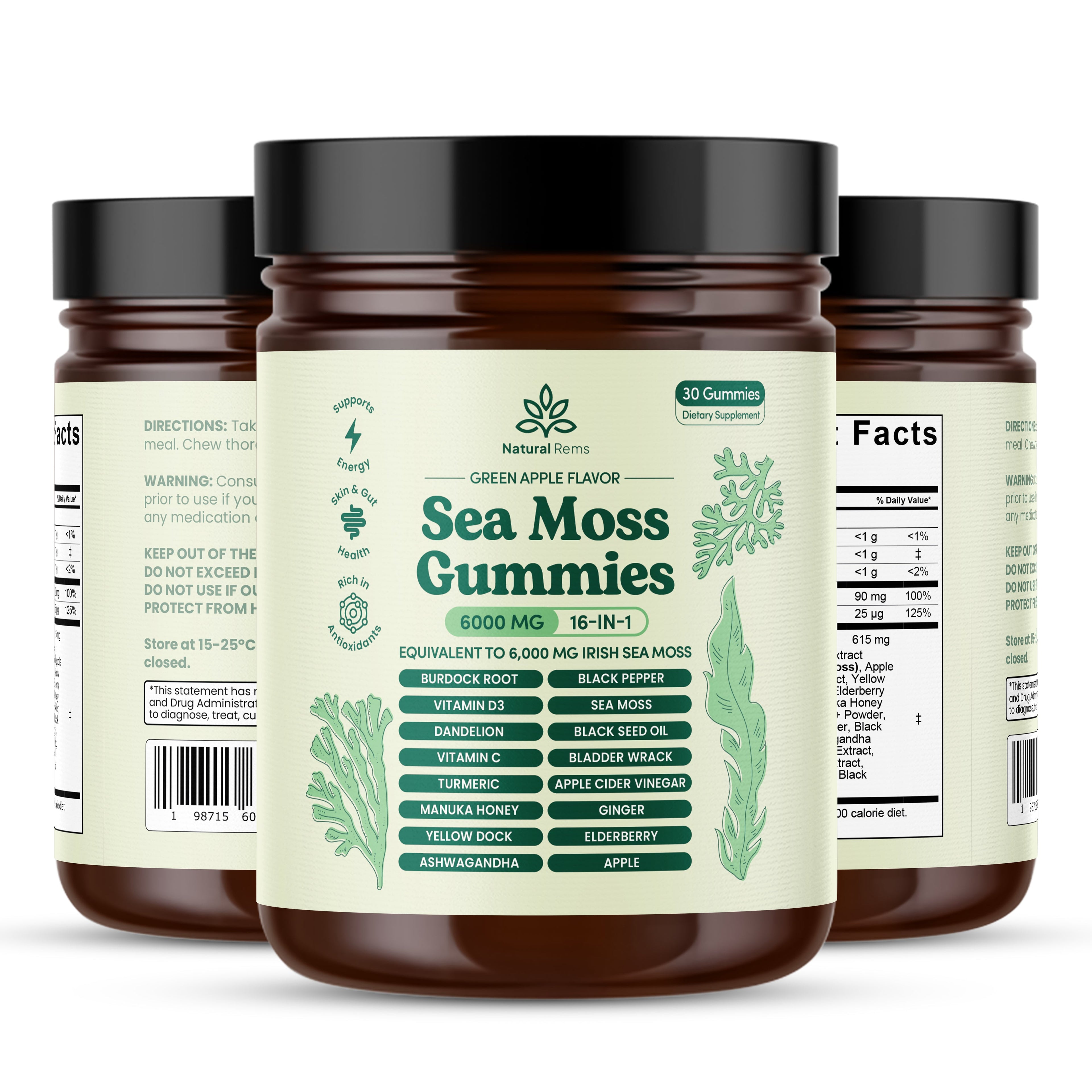 Sea Moss 16-In-1 Gummies