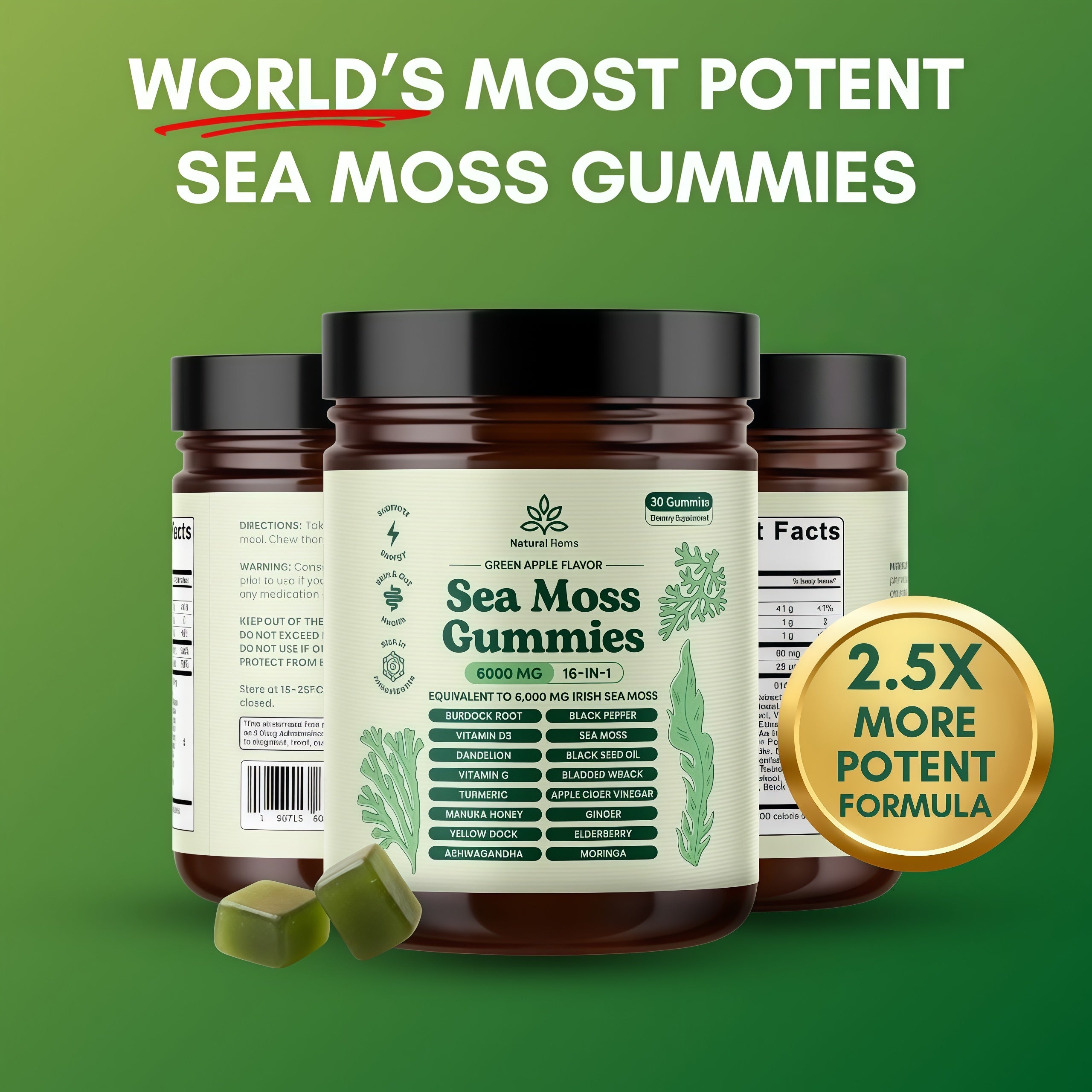 Sea Moss 16-In-1 Gummies