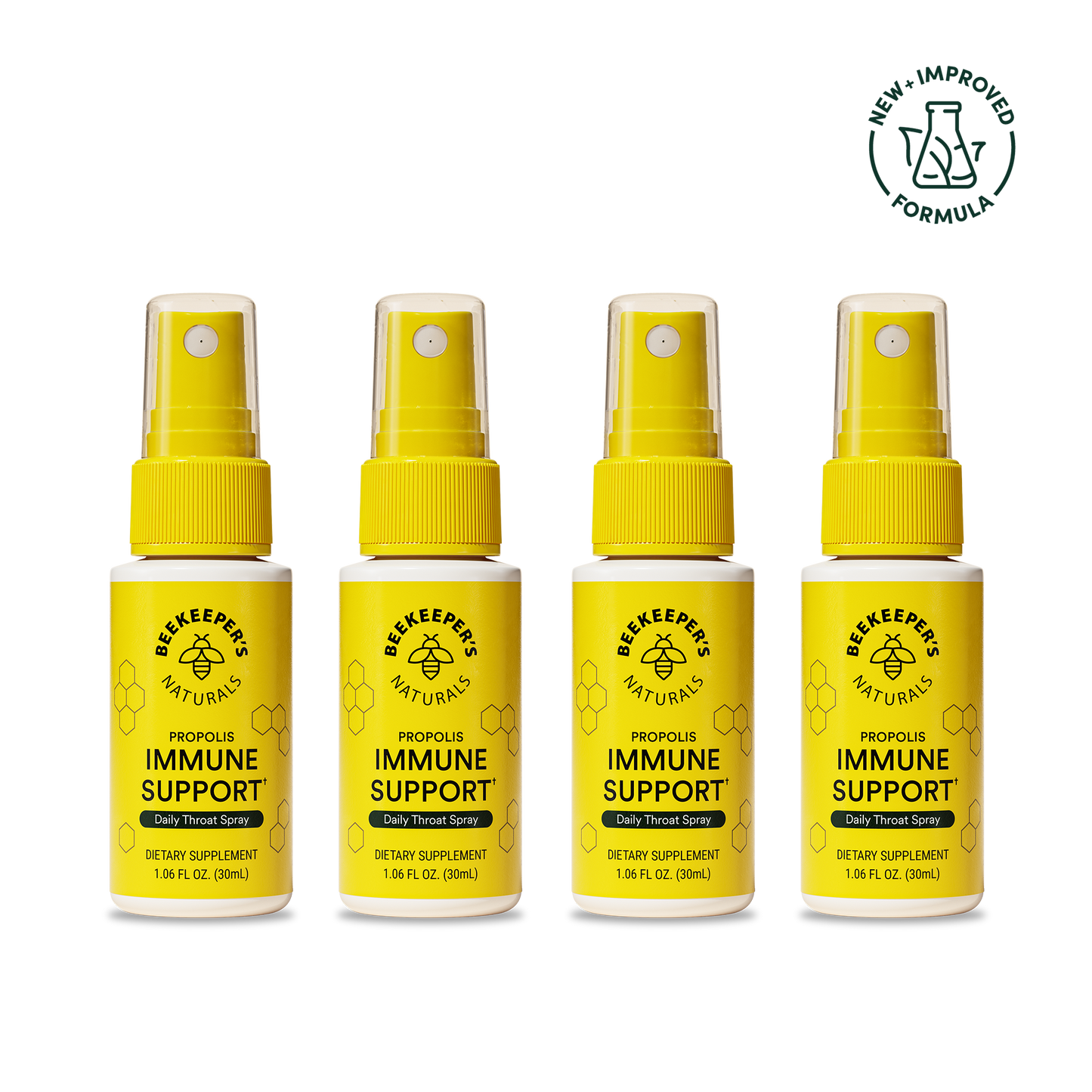 Propolis Immune Support Throat Spray 4-Pack